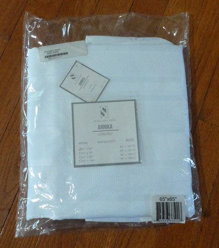 Annika white jacquard stripe - jacquard,