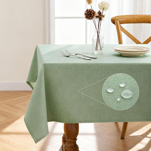 Rectangle linen tablecloth - rectangle,