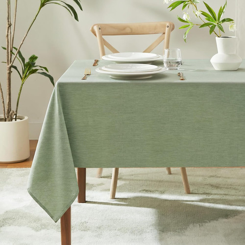 Textured linen rectangle table - rectangle,