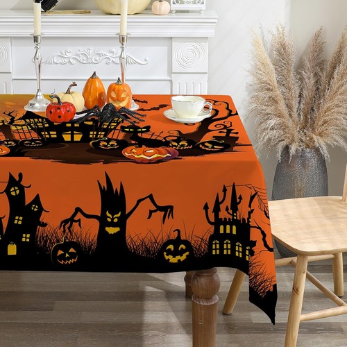Halloween tablecloth 52x70 - halloween,