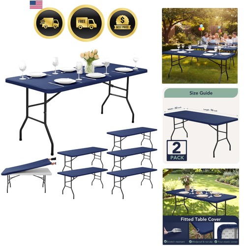 Fitted tablecloths for 8ft - fitted,