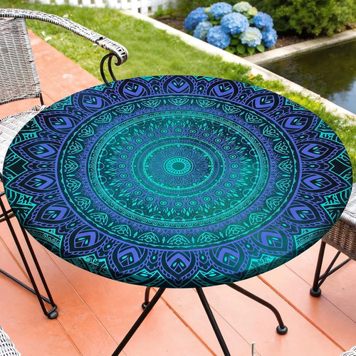 Round tablecloth fitted - tablecloth,