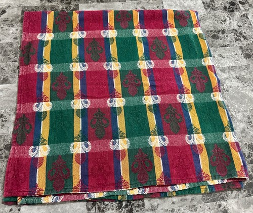 Woven cotton tablecloth - cotton,,