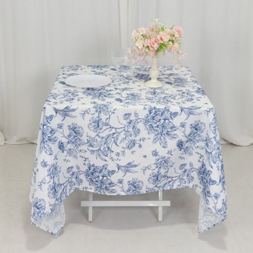 Blue french toile - 70",