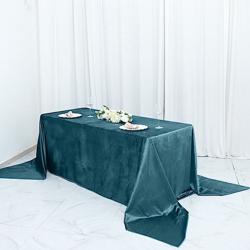Teal x156 premium velvet - teal, 90"x156"