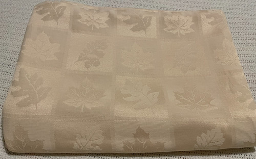 Beige leaf pattern - beige,