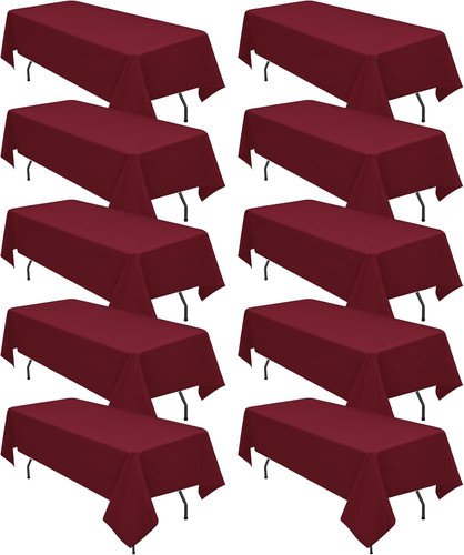 Pack burgundy tablecloths - pack,