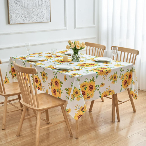 Sunflower tablecloth rectangle - tablecloth,