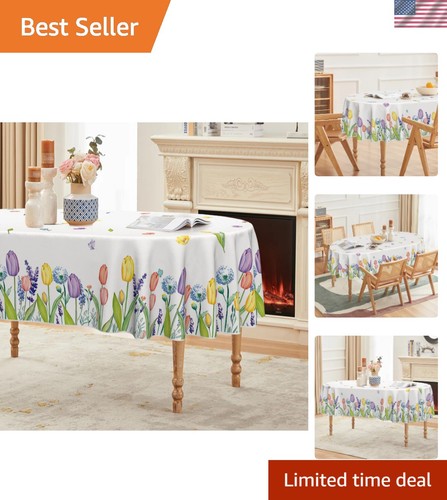 Spring tablecloth 84 inch - spring, x