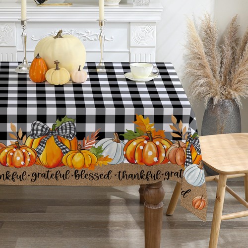 Fall tablecloth 52x70 - tablecloth, inches