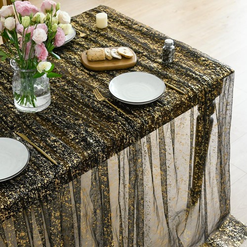 Horaldaily black gold - black, gauze