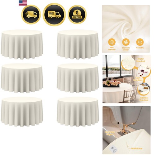 Pack ivory round - 6,