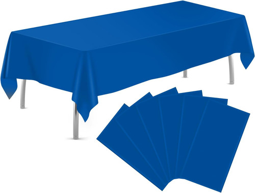 Royal blue pack plastic - 6,
